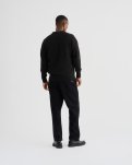 Cardigan "chen" | Bomuld | Sort -Resteröds