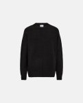 Nille pullover, Bomuld, Sort