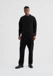 Pullover "nille" | Bomuld | Sort -Resteröds