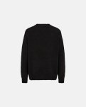 Nille pullover, Bomuld, Sort