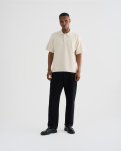 Polo t-shirt "jim" | Bomuld | Off white -Resteröds