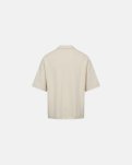 Polo t-shirt "jim" | Bomuld | Off white -Resteröds