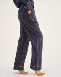 Pyjamasbukser | 100% økologisk bomuld | Navy stribet -JBS of Denmark Women