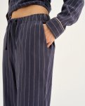 Pyjamasbukser | 100% økologisk bomuld | Navy stribet -JBS of Denmark Women