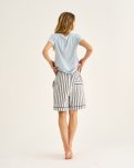 Pyjamasshorts | 100% økologisk bomuld | Navy stribet -JBS of Denmark Women