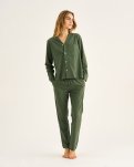 Pyjamasbukser | Bambusviskose | Grøn -JBS of Denmark Women