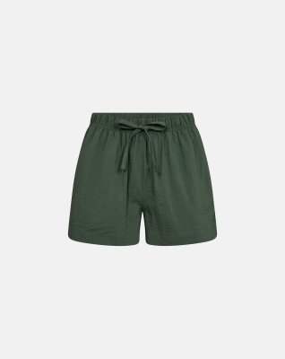 Pyjamasshorts, Bambusviskose, Grøn
