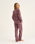 Pyjamasbukser | 100% økologisk bomuld | Rosa ternet -JBS of Denmark Women
