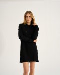 Kjole med hætte | Bambusviskose | Sort -JBS of Denmark Women