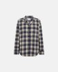 Pyjamasskjorte | 100% økologisk bomuld | Navy ternet - JBS of Denmark Women