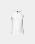 "Black or white" tanktop (singlet), Bomuld, Hvid