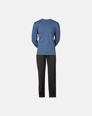 Pyjamas "jersey" | 100% bomuld | Blå -JBS