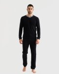 Pyjamas "jersey" | 100% bomuld | Sort -JBS