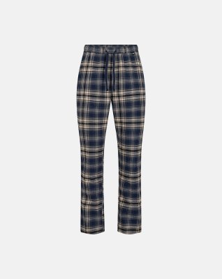 Pyjamasbukser 'flannel', 100% bomuld, Beigeternet