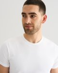 "Black or white" t-shirt o-neck | Bomuld | Hvid -JBS