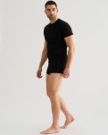 "Black or white" t-shirt o-neck | Bomuld | Sort -JBS