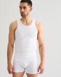 Tanktop 2-pak | Bambusviskose | Hvid -JBS