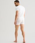 "Black or white" t-shirt v-neck, Bomuld, Hvid
