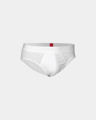 "Black or white" briefs, Bomuld, Hvid