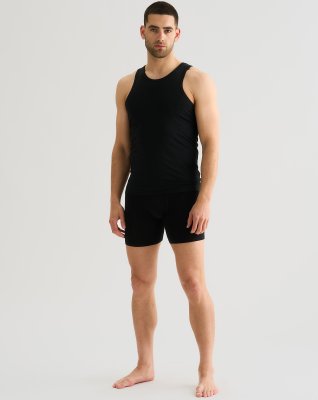 2-pak tank-top (singlet) |  bambus | sort -JBS