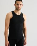 2-pak tank-top (singlet) |  bambus | sort -JBS
