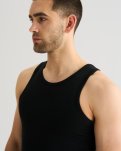 2-pak tank-top (singlet) |  bambus | sort -JBS