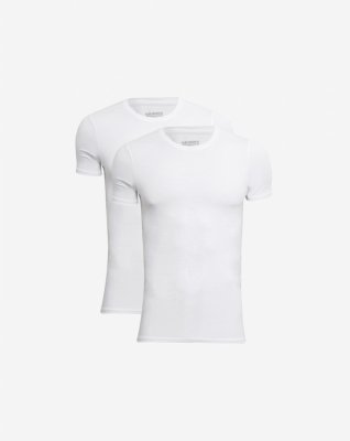 T-shirt "o-neck" 2-pak, Bambusviskose, Hvid