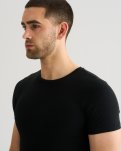 T-shirt "o-neck" 2-pak, Bambusviskose, Sort