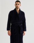 Badekåbe | 100% velour bomuld | Marine -JBS