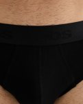 "Black or white" briefs | Bomuld | Sort -JBS