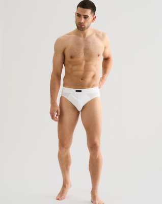 Briefs "basic" | 100% bomuld | Hvid -JBS