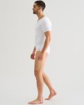 T-shirt "sweatproof" v-neck| Økologisk bambusviskose | Hvid -JBS