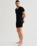 T-shirt "v-neck" 2-pak | Bambusviskose | Sort -JBS