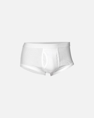 Briefs m. gylp "original", 100% bomuld, Hvid