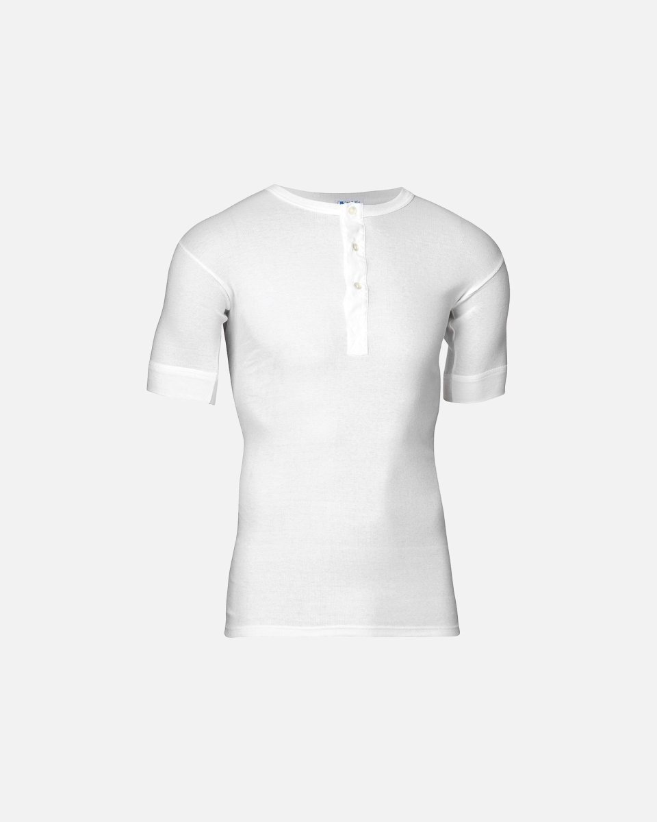 JBS Kortærmet t-shirt "grandad" | 100% bomuld | Hvid - S