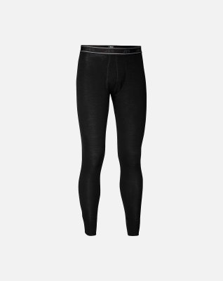 Long johns "wool", 100% merino uld, Sort