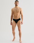 Briefs "mini slip" 5-pak | 100% økologisk bomuld | Sort -JBS