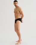 Briefs "mini slip" 5-pak | 100% økologisk bomuld | Sort -JBS