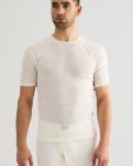 T-shirt "wool" | 100% merino uld | Hvid -JBS
