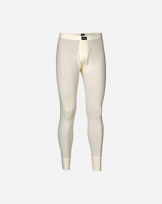 Long johns "wool", 100% merino uld, Hvid