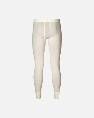 Long johns "wool", 100% merino uld, Hvid
