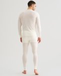 Langærmet t-shirt "wool" | 100% merino uld | Hvid -JBS