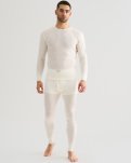 Langærmet t-shirt "wool" | 100% merino uld | Hvid -JBS