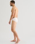 Briefs "mini slip" 5-pak, 100% økologisk bomuld, Hvid