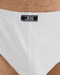 Briefs "mini slip" 5-pak, 100% økologisk bomuld, Hvid