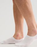 Strømper "in-shoe" 7-pak, Bambusviskose, Hvid