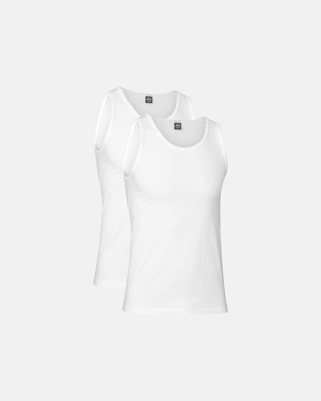 Tanktop 2-pak | Ékologisk bomuld | Hvid