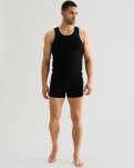 Tanktop 2-pak | Økologisk bomuld | Sort -JBS