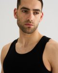 Tanktop 2-pak | Økologisk bomuld | Sort -JBS