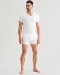 T-shirt "v-neck" 2-pak | Økologisk bomuld | Hvid -JBS